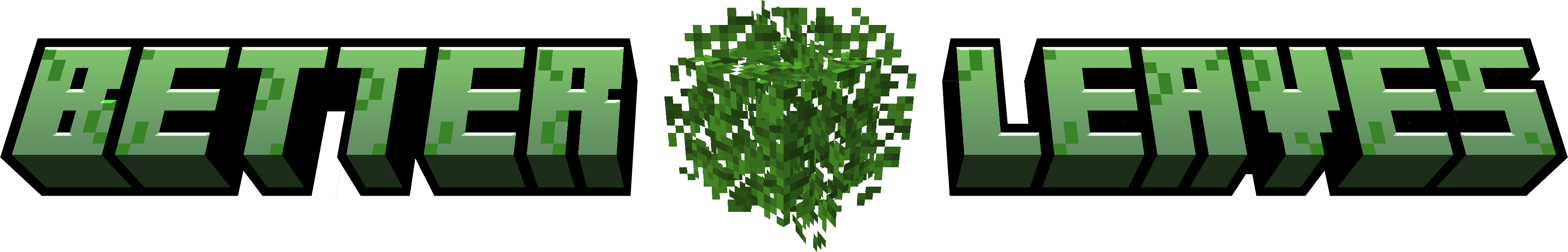 A banner showing a leaf block with the text 'Better Leaves Performance Update'