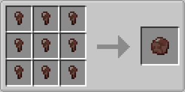 raw netherite can be also crafted from 9 netherite nuggets