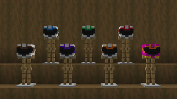 All the helmets