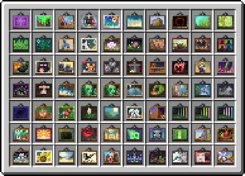 Modded painting items