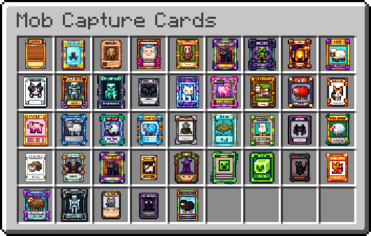 Mob Capture Cards