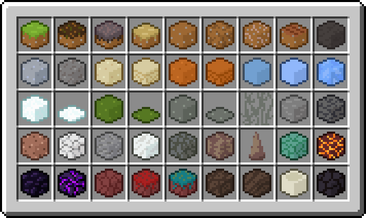Natural blocks