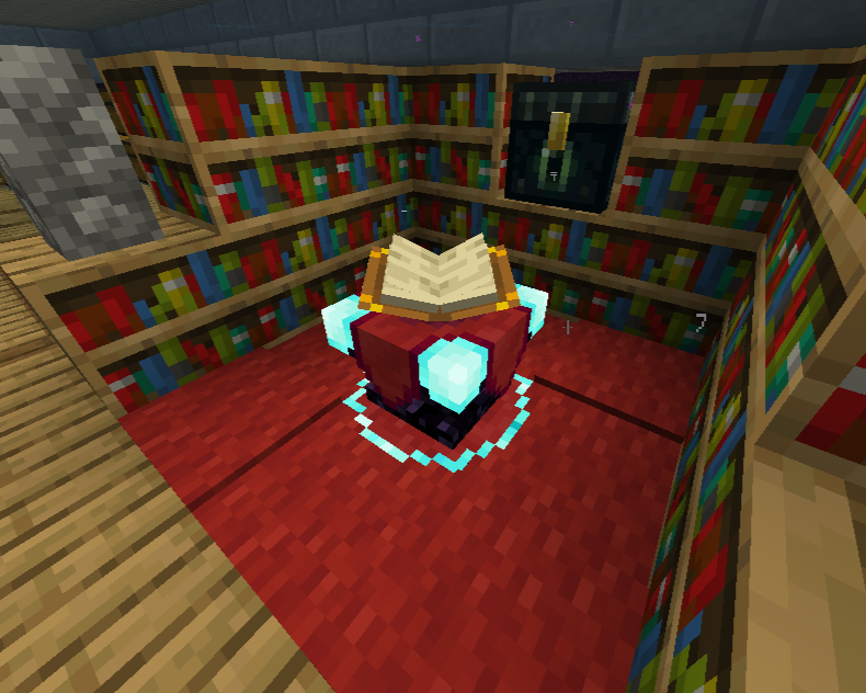 Enchanting table emissive example