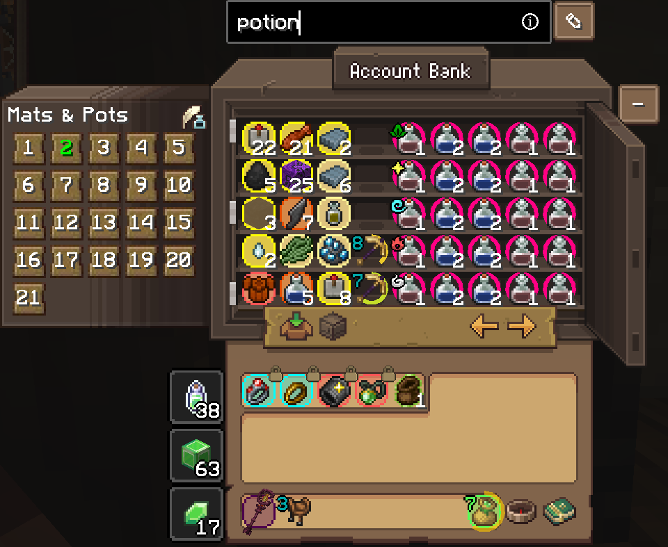 Inventory Features