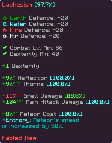 Item Tooltips Features
