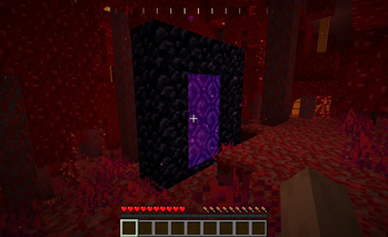 Nether portal direction
