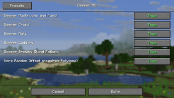 Respackopts Config Menu