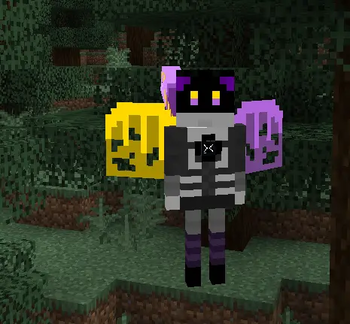 uzi with wings and tail
