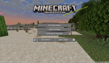 Main menu