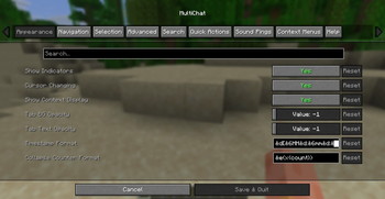 Config Settings