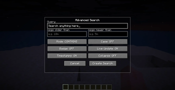 Search screen