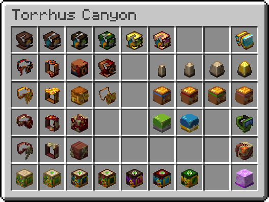 Torrhus Canyon Items