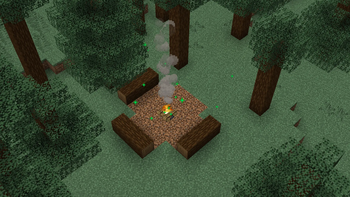 A Healing Fire with 3 logs