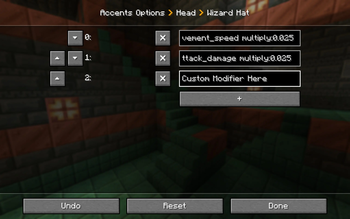 Attribute Modifier Editor