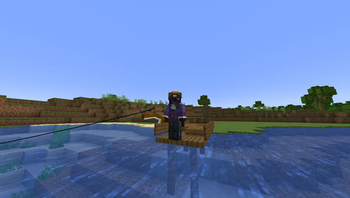 fishing rod!!!!!!!!! (but cast)