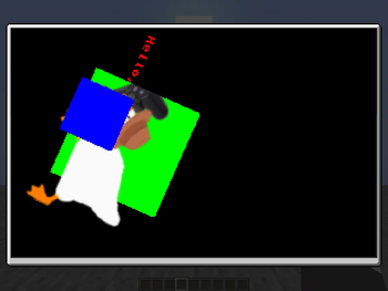 Rendering engine designed for Gooseboy