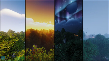 Day/Sunset/Night/Raining