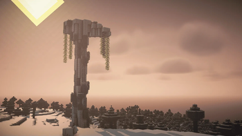 Tall elven pillar