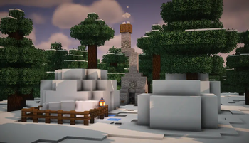 Igloo village