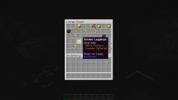 Trimmed Armor in a bastion's chest