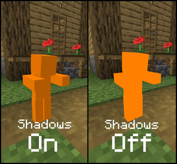 Toggle shadows On or Off