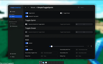 PolySprint Config GUI