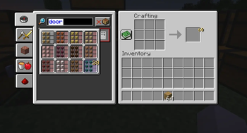 Right click revolving recipe variants to request a specific one