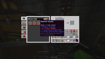 Scythes of each material!