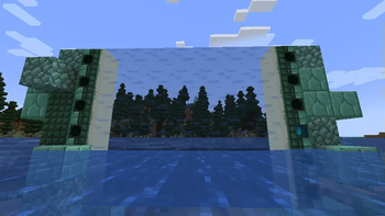 Half-submerged activated decorated Impenduit Field