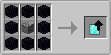Diamond to Obsidian Upgrade Recipe