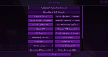 game settings showcase