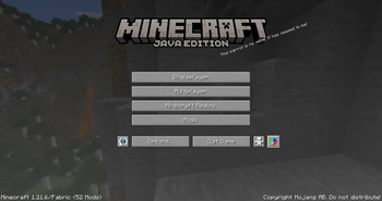 main menu showcase