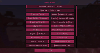 game settings showcase
