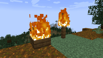 Fire on Slabs and Fences