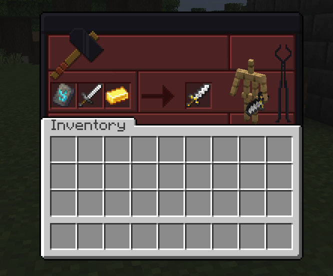 Showcase of Sword being trimmed.