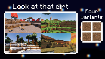 Look at that dirt!