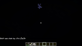 Wolf killed by invisible player