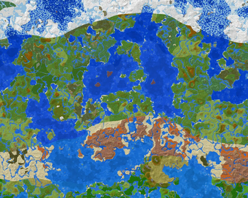 World map banner
