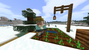 Snowy villager