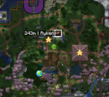 on Xaero's World Map