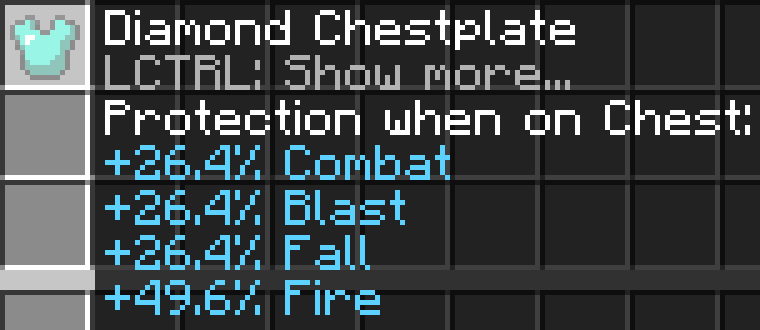 Human Armor Tooltip