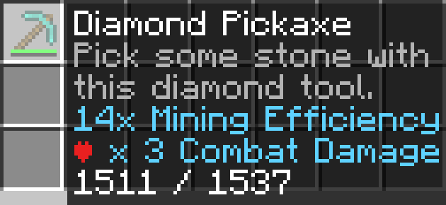 Mining Tool Tooltip