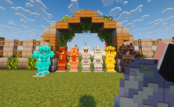aromrs and elytra with shader