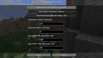 Downloading Discs Config