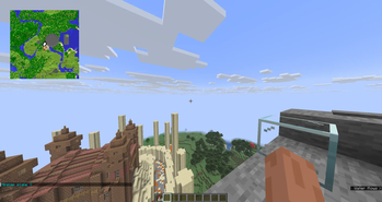 Minimap with scale 8