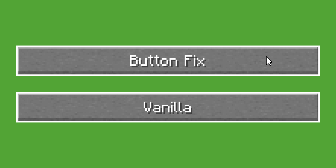 Button Behavior: Vanilla vs. Button Fix Vanilla buttons remain focused after clicking - Button Fix resets the focus properly.