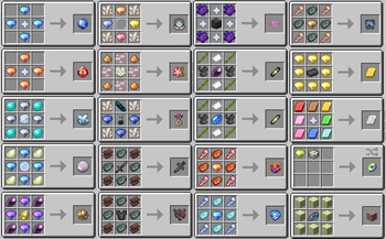 Legendary Item Recipes