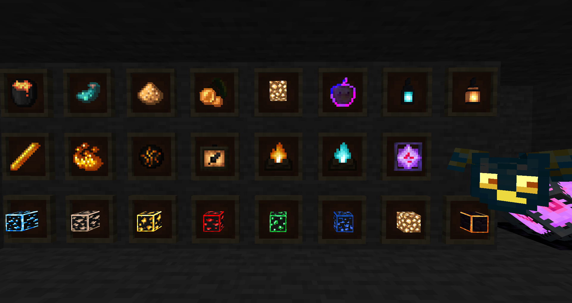 Emissive items