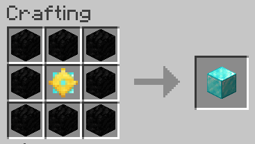 Coal block to diamond block recipe