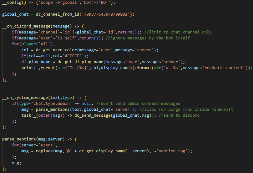 Example script